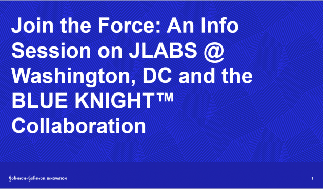 加入原力：关于JLABS@Washington，DC和BLUE KNIGHT的信息会议™ 协作视频摘要